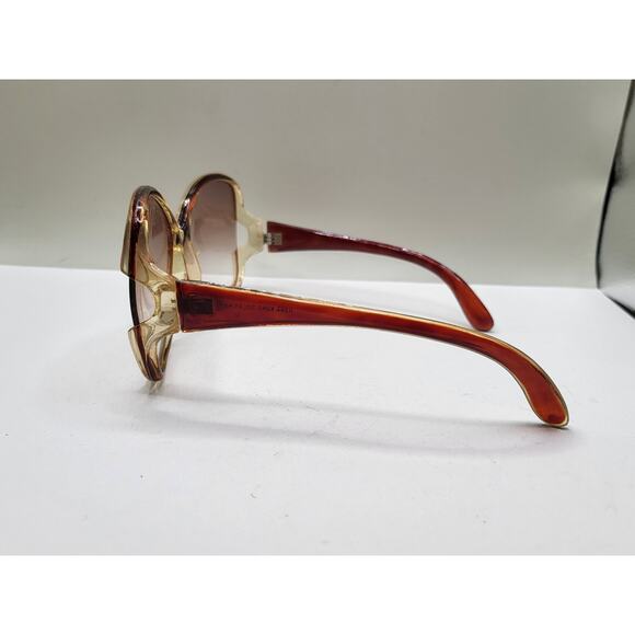Vintage 70s Solarmate Sunglasses Oversized Butterfly Frame Gradient Lens - Picture 2 of 12